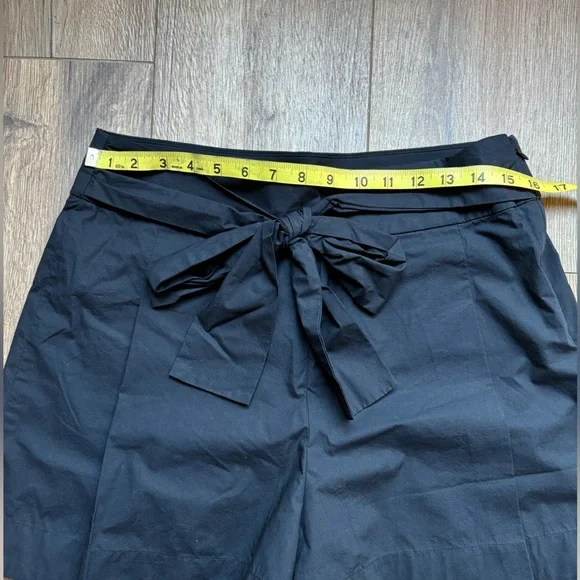 NEW J.Crew Black Cotton Bow Shorts Size 10 NWT Lightweight Beach Prep - Picture 4 of 8